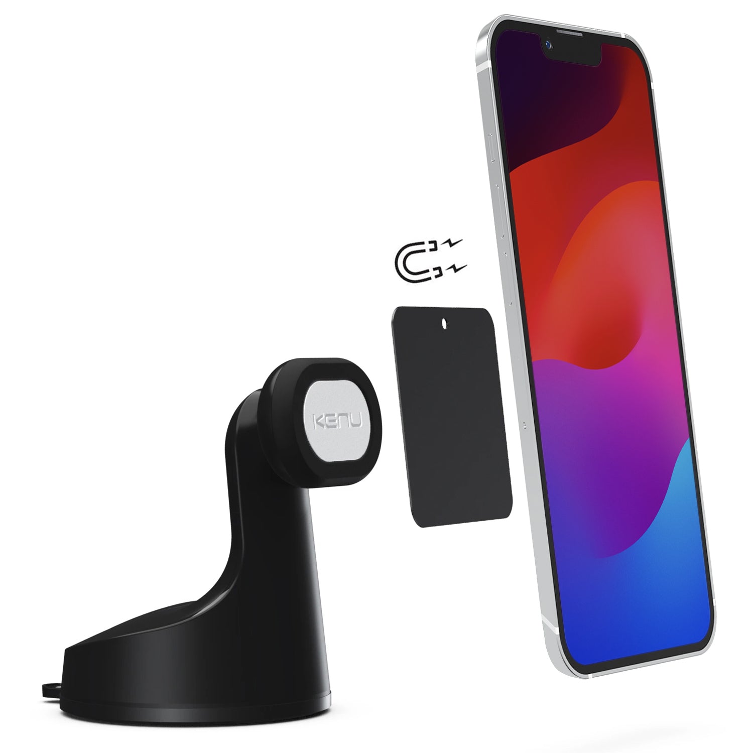 Airbase Magnetic Suction Cup Phone Mount and Windshield Holder