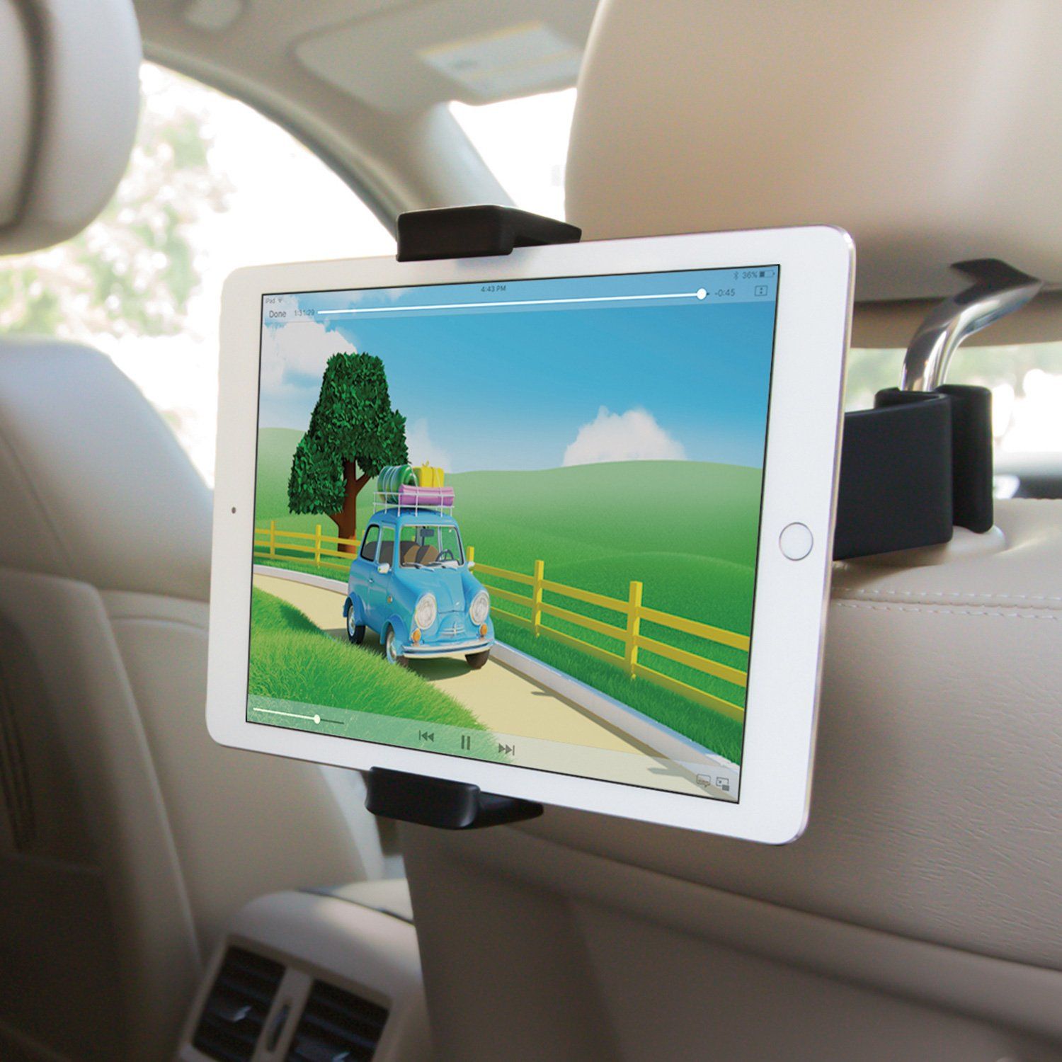 Soporte para cabecera de asiento de auto Airvue de Kenu para iPad y iPhone  - Empresas - Apple (MX)