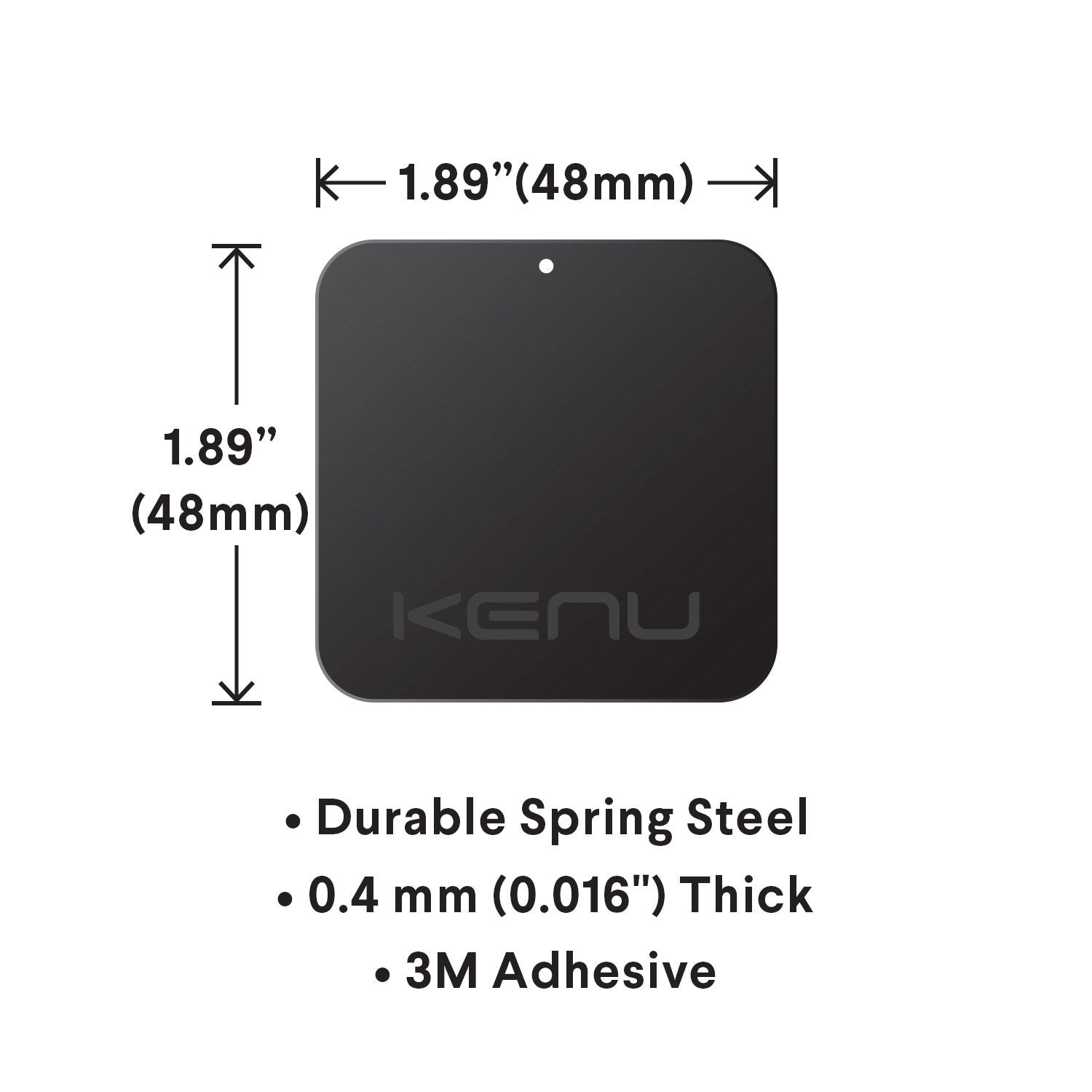 Premium Spring-Steel Magnetic Plates (2-pack)
